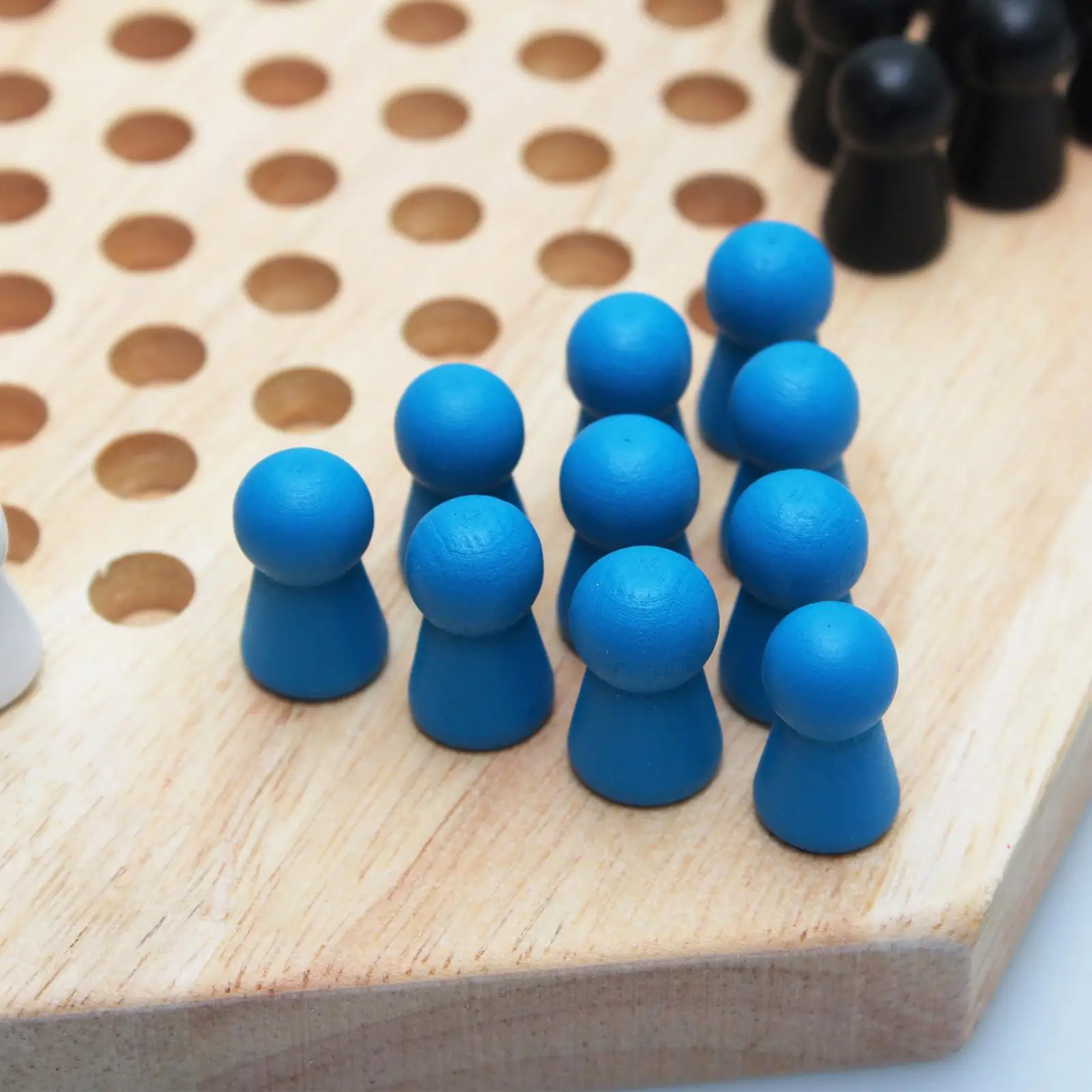 Деревянные китайские шашки забавная игра ручной работы игрушка для