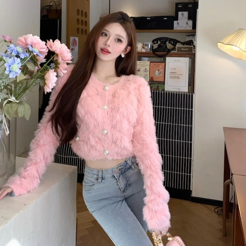 Xiaoxiangfeng французский светский свитер женский вязаный кардиган с длинными