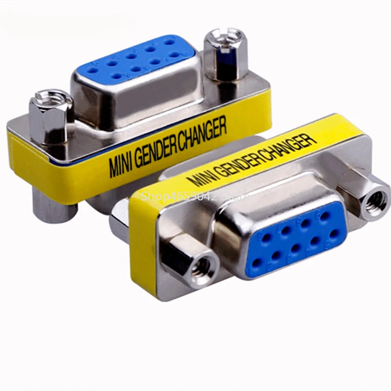 1 шт. DB9 9-контактный разъем папа-папа/гнездо/мама-папа-мама мини-адаптер для