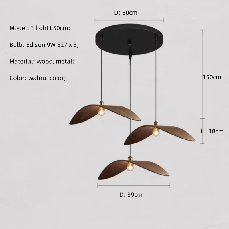 

Деревянная LED люстра VIGOUS