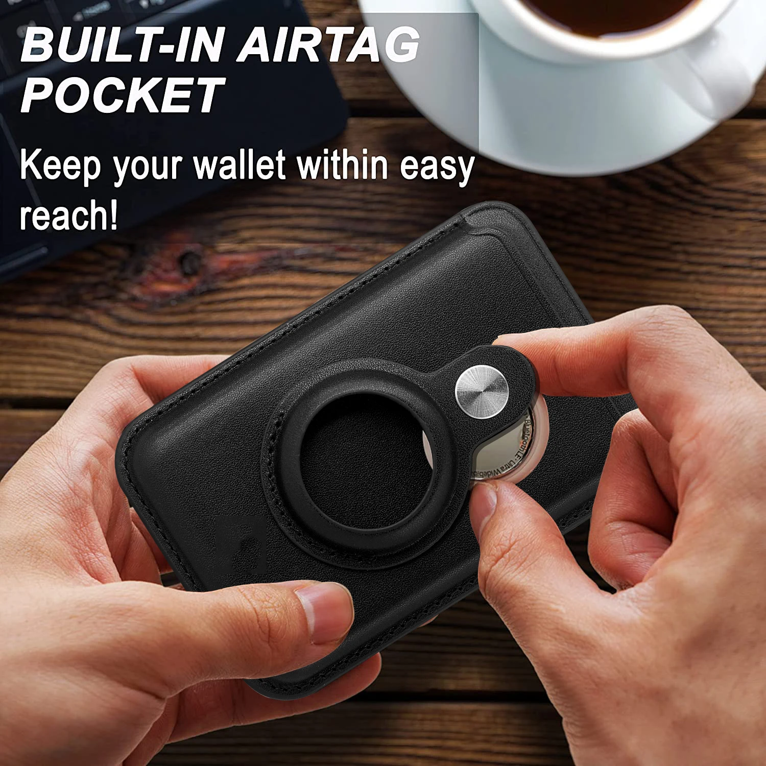 Держатель для кредитных карт с радиочастотной идентификацией тонкий футляр Airtag