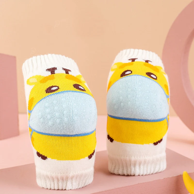 

Cartoon Baby Knee Pads Infant Toddler Kneepads Protector Leg Warmers Mesh Breathable Kids Safety Crawling Elbow Cushion Pad