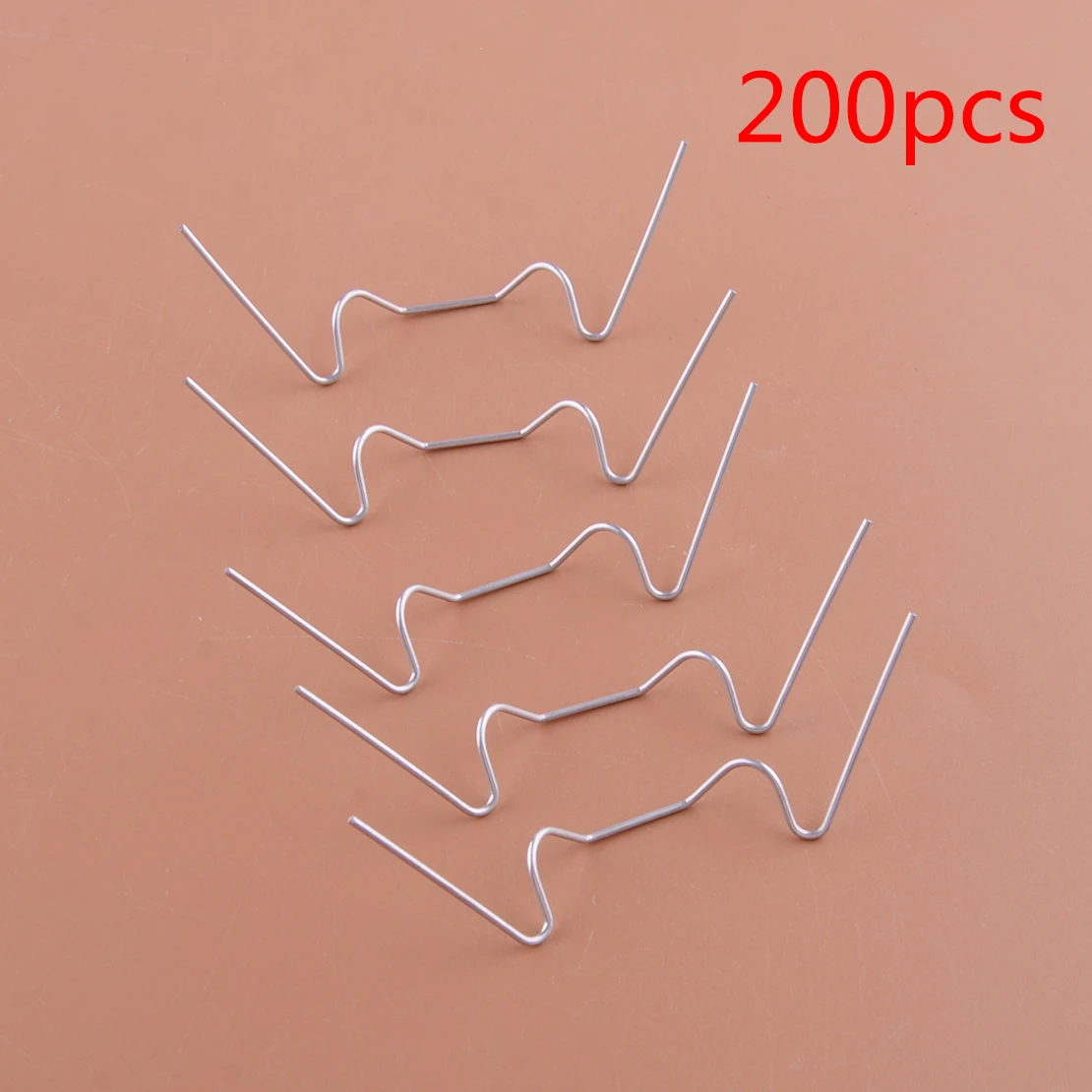 

200pcs Greenhouse Glazing Clip W Wire Type Spring Fixing Mounting Bracket Home Flower Shop Office Universal Stainless Steel