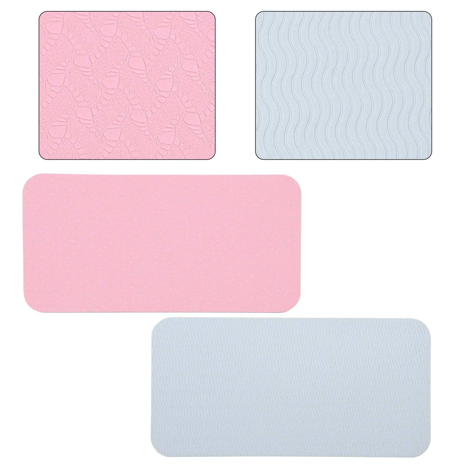 

1 Pair Non-slip Rope Jumping Mat Yoga Training Mat Thickened Jump Rope Mat Shockproof Yoga Mat for Home Ground Bedroom