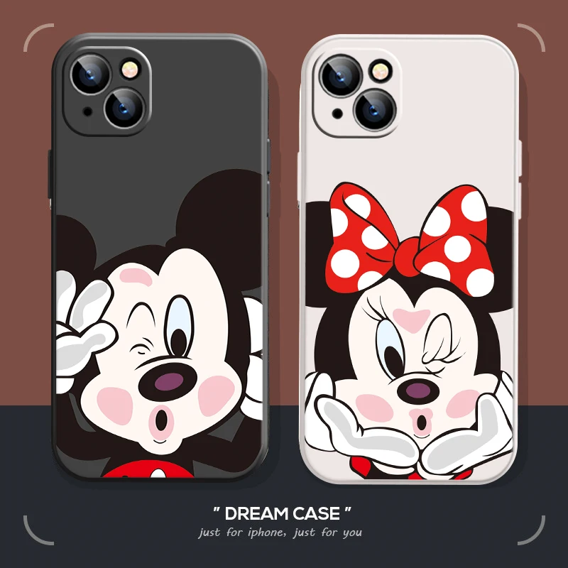 

Fashion Cartoon Mickey Mouse US Phone Case For iPhone 11 12 13 Pro 12 13 Mini X XR XS Max 6 6S 7 8 Plus SE 2020 Cute Funda Cover
