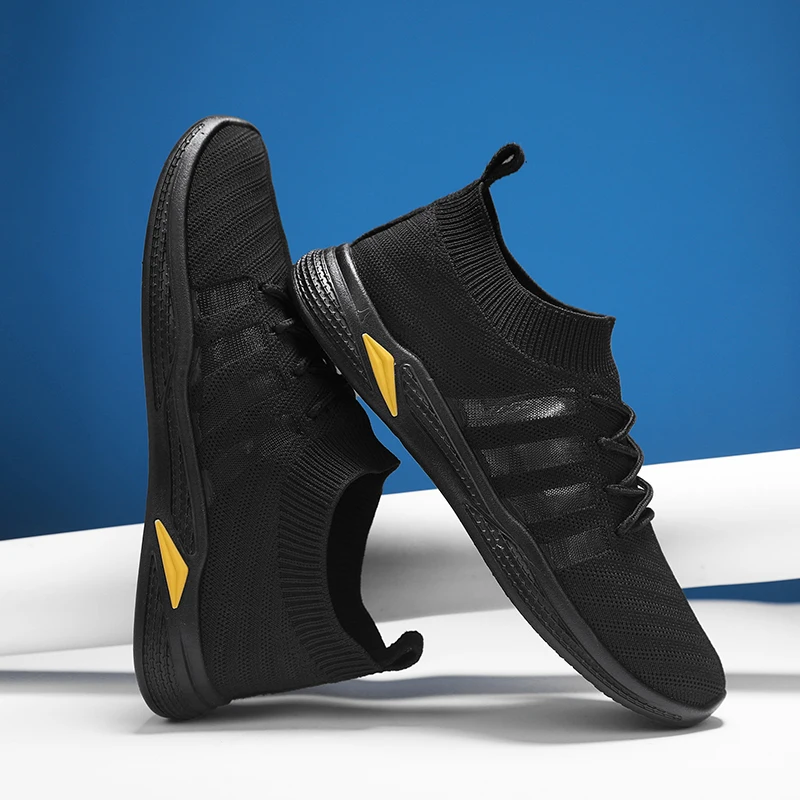 Кроссовки мужские легкие Повседневная дышащая обувь на шнуровке прогулочная 2024