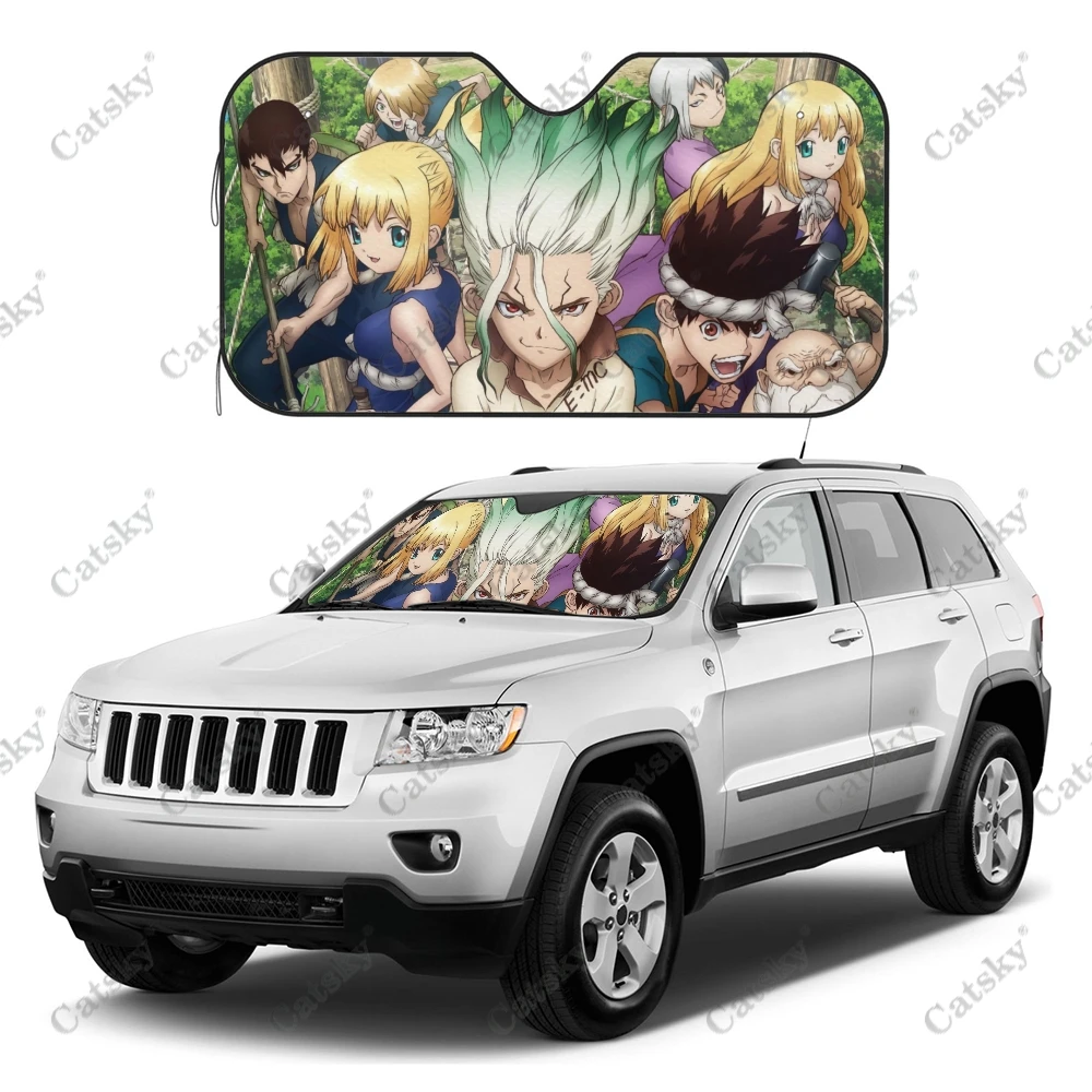 

Солнцезащитный козырек для автомобиля Dr. Stone, складной козырек от солнца для лобового стекла