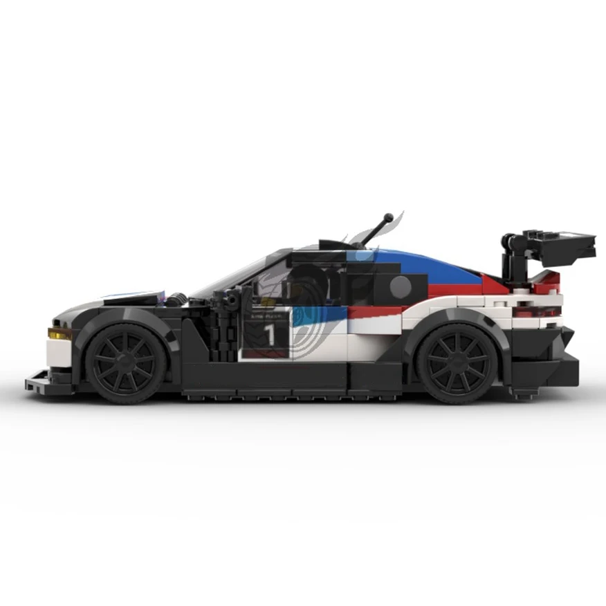 Фото Конструктор MOC-181213 «Городской спортивный автомобиль», 412 деталей, совместимый с другими брендами, креативный подарок, игрушка для самостоятельной сборки №4