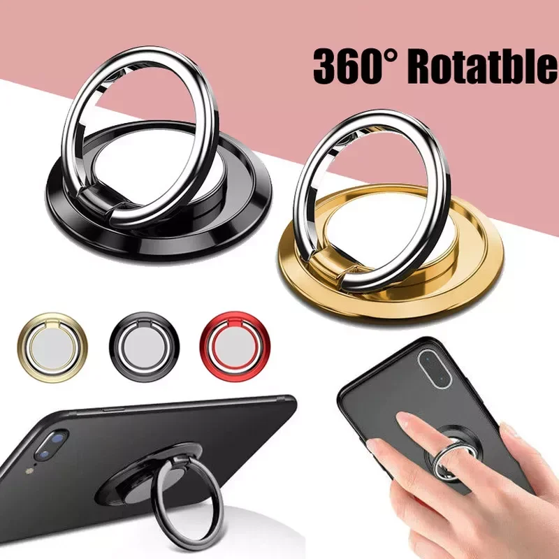 

Luxury Rotatable Finger Ring Stand for Universal Car Mount Back Sticker Pad Bracket