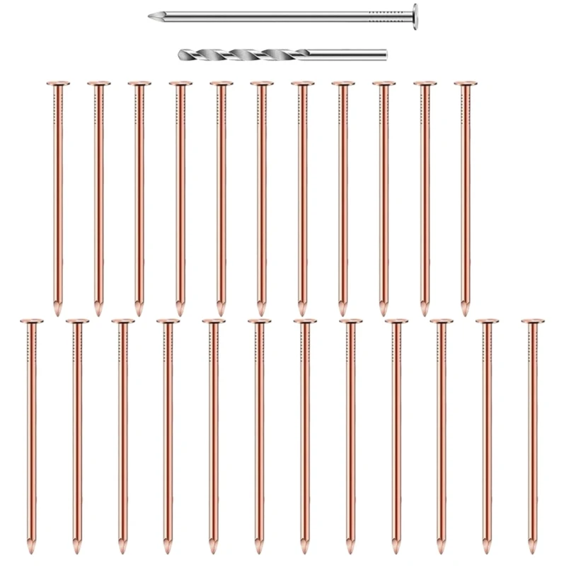 25 шт. медные гвозди для уничтожения пней шипы удаления с 1 стальными гвоздями