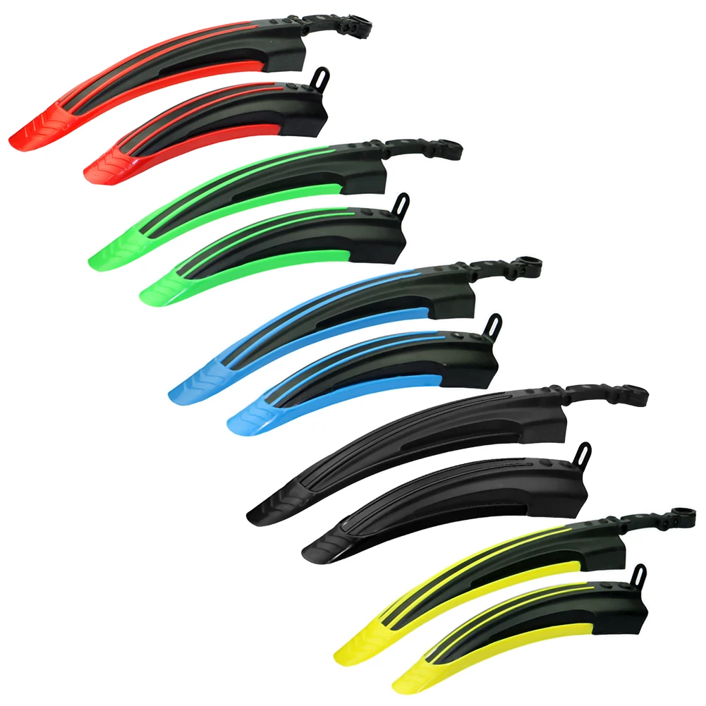 

2pcs Bicycle Mud Guard Fenders Replacement Bike Mudguards Wings MTB Front Rear Wheel Water And Mud Protection Fenders