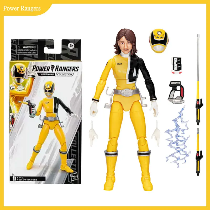 

Originate Power Rangers Lightning Collection S.P.D. Yellow Ranger 6-Inch Scale Action Figure Model Collectible Toys