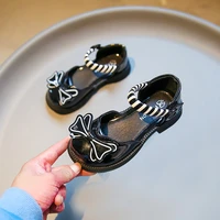 girls sandals childrens summer new dress shoes 2022 japan princess versatile covered toes hook loop casual shoes kids fashion