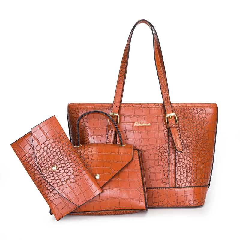 

Роскошная женская сумка-тоут из лакированной кожи, дизайнерская сумочка с узором под крокодиловую кожу, Дамский большой саквояж на плечо и подмышек