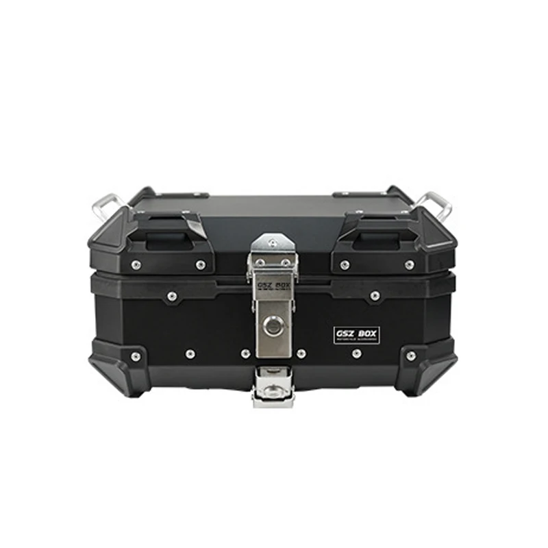 

Универсальный задний верхний чехол для мотоцикла 22 л, хвостовой ящик для хранения багажа, водонепроницаемый багажник мотоцикла, замок для ключей, ящик для инструментов, алюминий