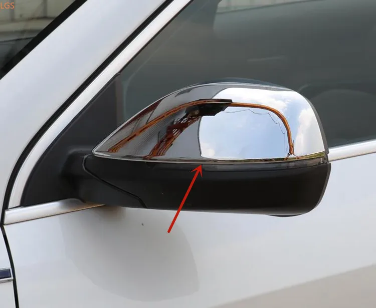 

Высококачественная хромированная крышка для зеркала заднего вида из АБС-пластика для Haval H4 2018-2019, защита от царапин, украшение, автомобильные аксессуары V