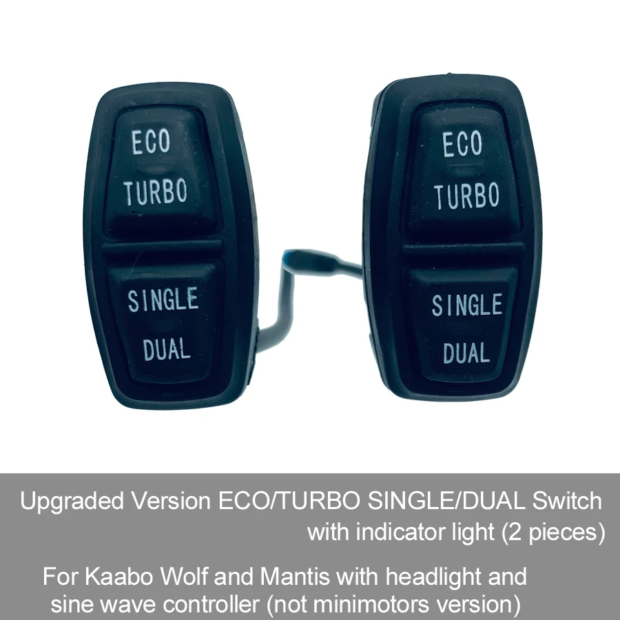

Модернизированный переключатель со световым индикатором, ECO TURBO SINGLE DUAL Button для Kaabo Mantis 8 дюймов 10 дюймов Wolf Warrior King GT Pro
