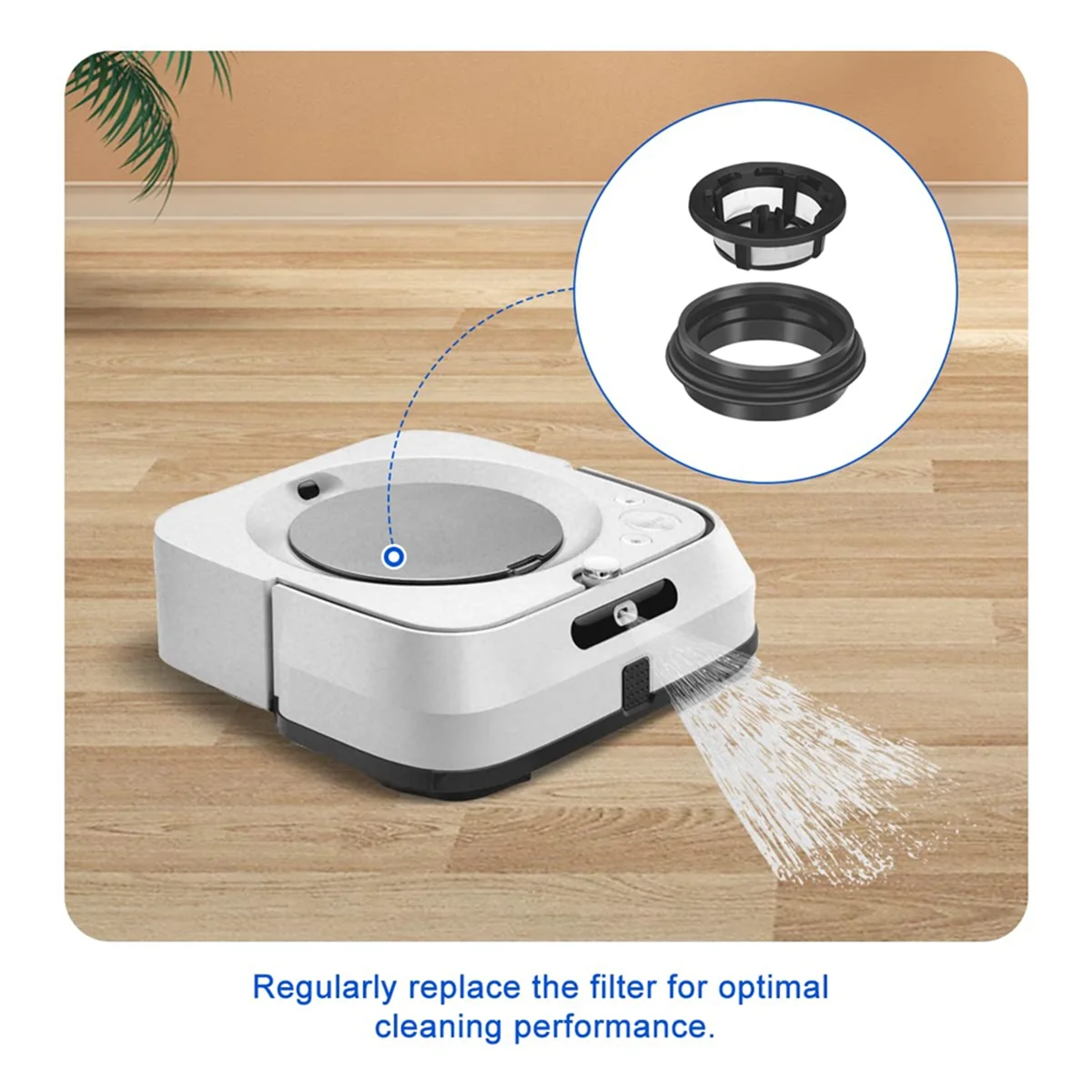 Сменный фильтр резервуара для воды IRobot Braava Jet M6 (6110) (6012) (6112) (6113) Запасная часть