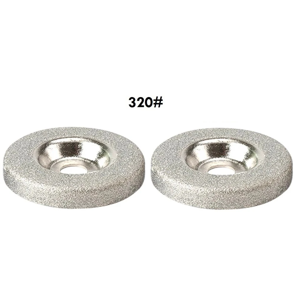 

2PCS 50mm Diamond Grinding Wheel 320 Grit Circle Power Tool Accessories For Grinder Woodworking Grinding Polishing