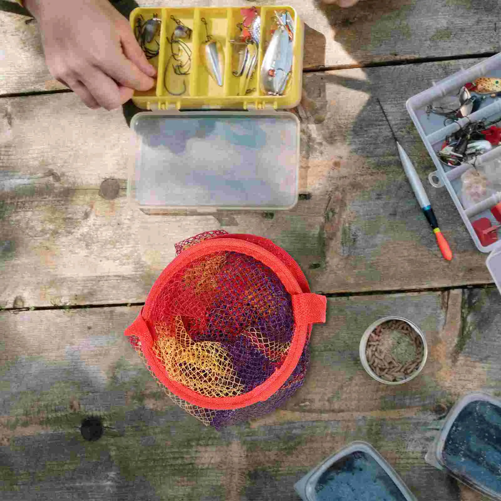 Складная рыболовная сеть для раков складная ловушка защита от и креветок