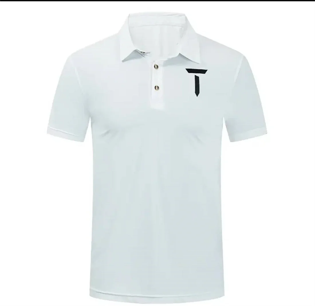 New men's golf short sleeve summer men's breathable T-shirt lapel POLO shirt European Tour