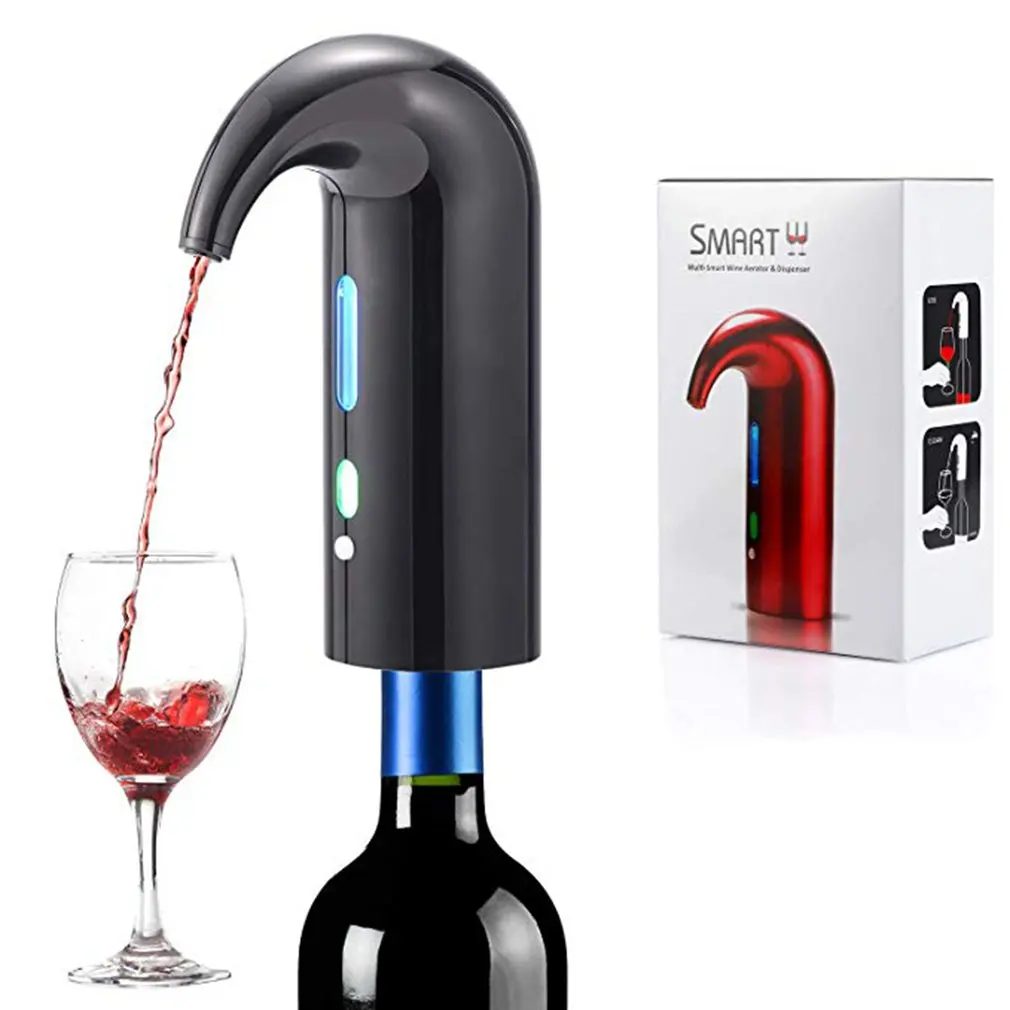 

Электрический аэратор для вина, дозатор, насос, перезаряжаемый от USB, графин для сидра, аксессуары для вина, бара, домашнего использования