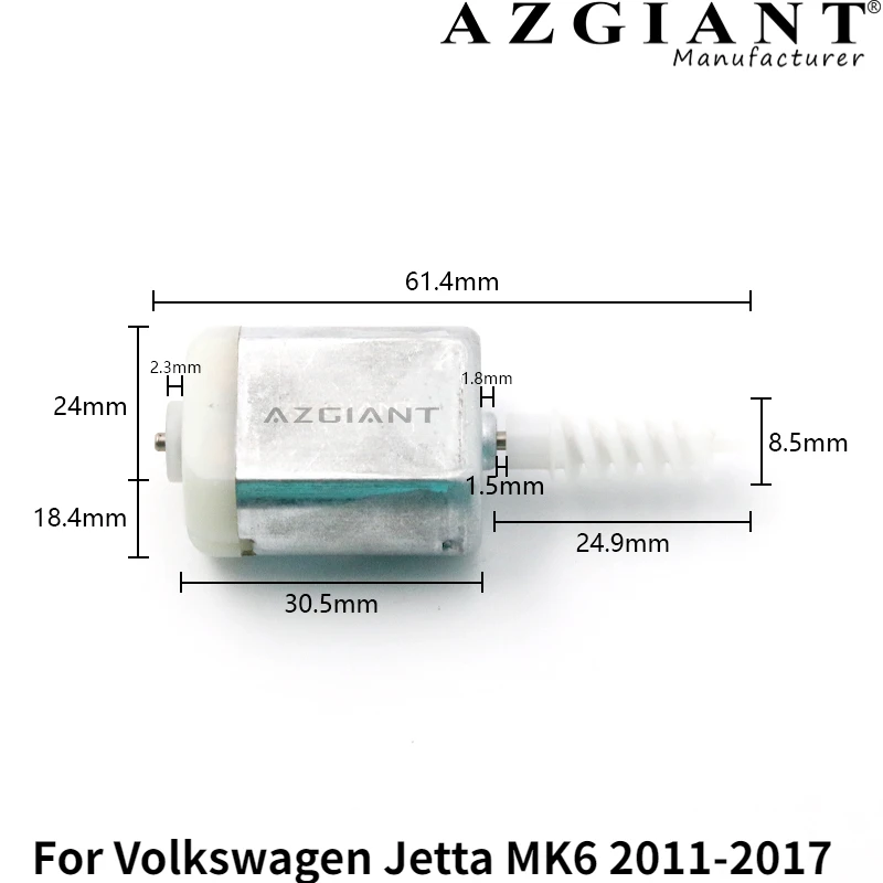 

For Volkswagen Jetta MK6 2011-2017 Azgiant Central Door Lock Motor Replace Original Mabuchi Motor FC-280SC-18165 for VW