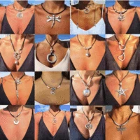 Женское винтажное ожерелье ZHIXUN