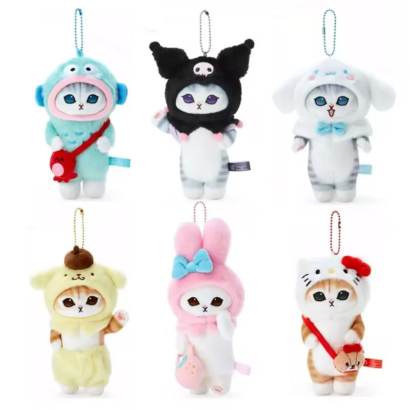 

Кукла Hello Kitty Sanrio аниме сумка с акулой кошкой плюшевый брелок кавайные Аксессуары для девочек симпатичная Детская кукла сумка кулон подарок оптовая продажа