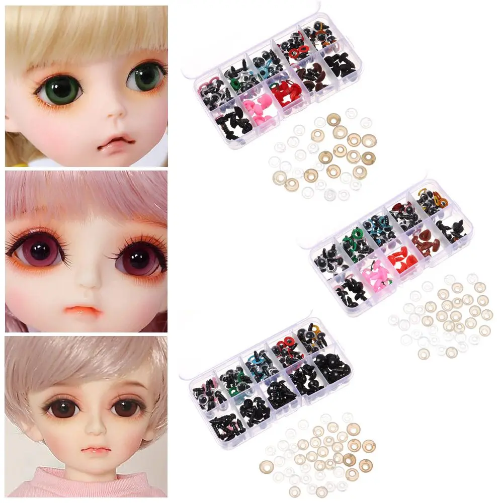 

1 комплект, высококачественные поделки для творчества, плюшевые 3D фотообои, изготовление носов, микс, безопасные глаза, аксессуары для кукол