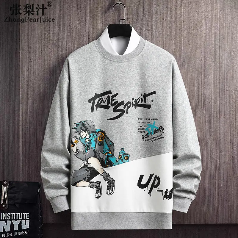 

Anime Hoodie Men Autumn Spring Tracksuit Male Streetwear Clothes Fashion Mens Pullover Sweatshirt Outerwear