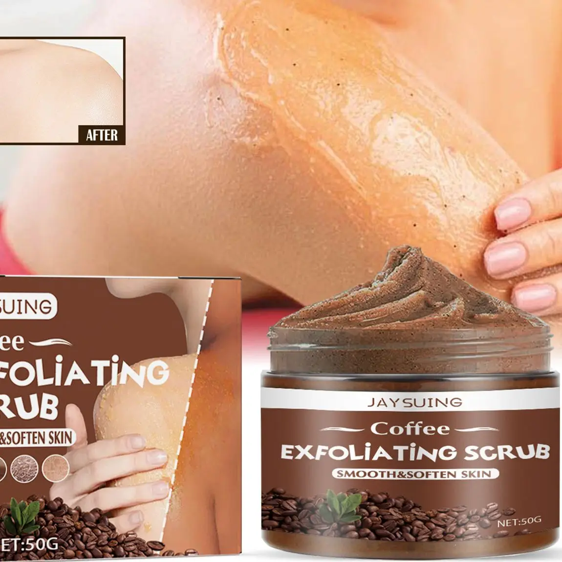 

Кофейный скраб меланин осветляет и осветляет кожу, отшелушивает и омолаживает кожу, глубоко очищает и предотвращает бактерии