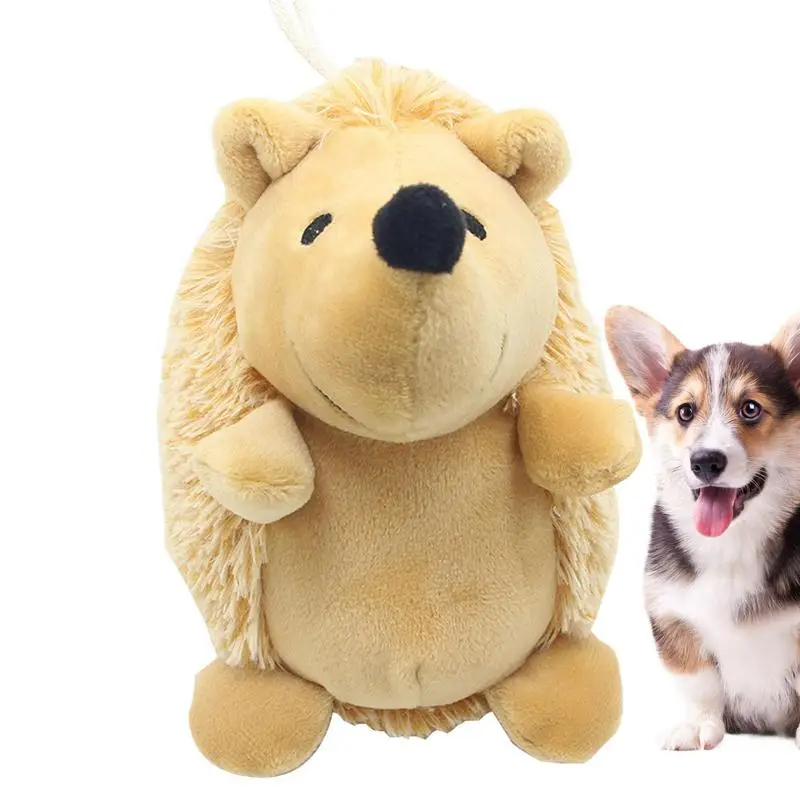 

Hedgehog Puppy Chew Toy Squeaky Puppy Chew Toys For Teething Dog Teething Toys Aggressive Dog Toy Plush Dog Toys For Small