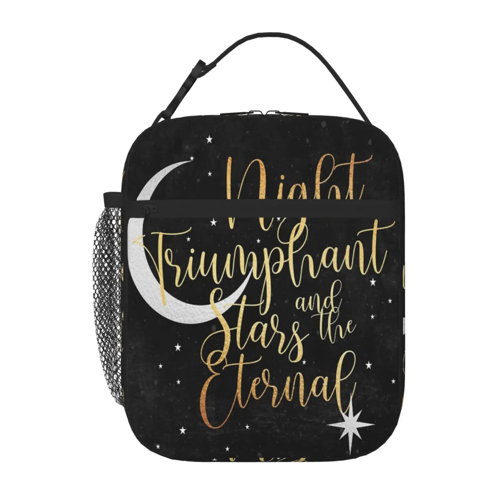 

Night And Stars - Black Insulated Bags Small Thermal Bag Lunch Box Thermal