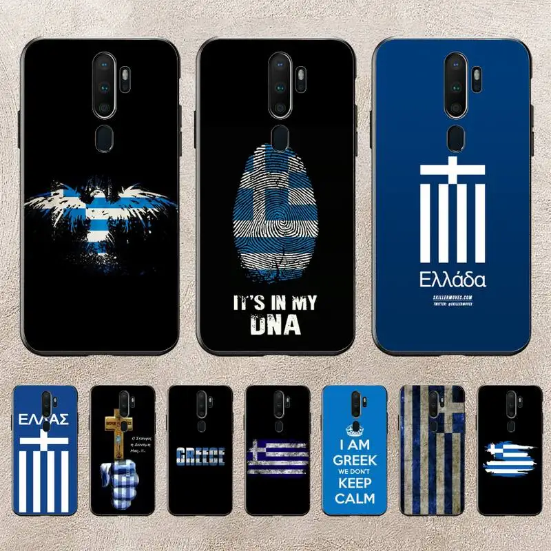 

Greece Greek National Flags Phone Case For Redmi 9A 8A 6A Note 9 8 10 11S 8T Pro K20 K30 K40 Pro PocoF3 Note11 5G Case