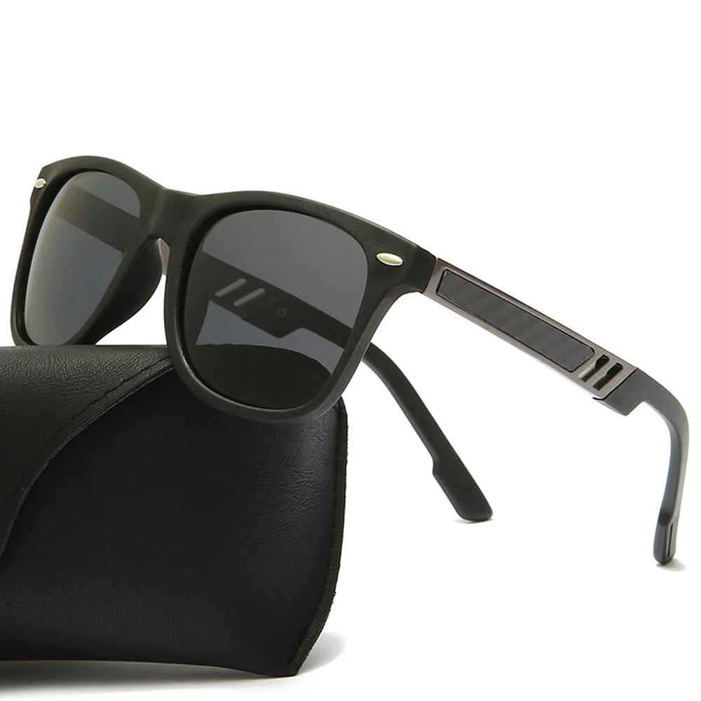 

Brand Design Classic Polarized Sunglasses Vintage Men Driving Sun Glasses UV400 Square Coating Sunglass Shades Oculos de sol