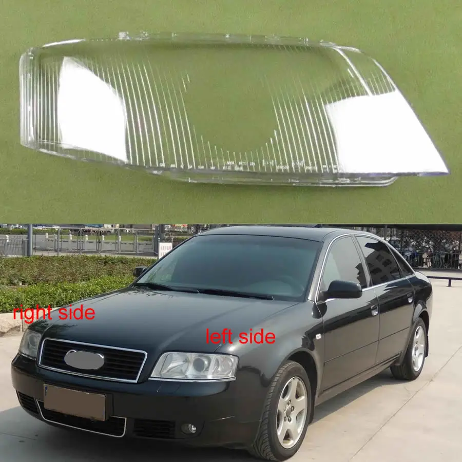 

For Audi A6 A6L 1999 2000 2001 2002 Headlamp Lamp Cover Headlight Shell Transparent Lens Plexiglass Replace The Lampshade