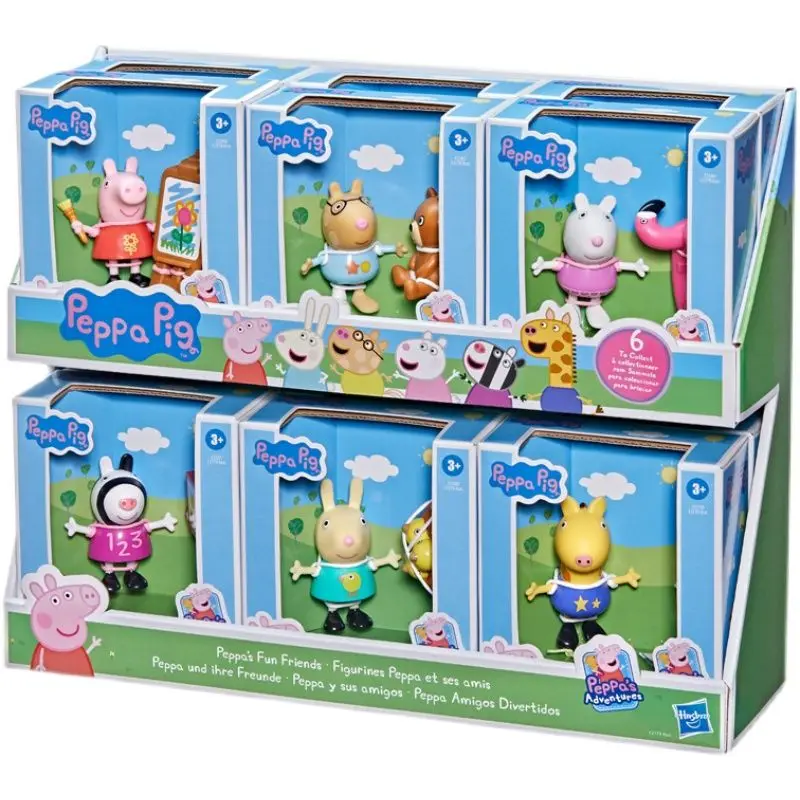 

Hasbro Peppa Pig Funny Friends Series Cartoon Anime Peripheral Doll Pedro Zoe Rebecca Gerald Boys and Girls Holiday Gift Pack