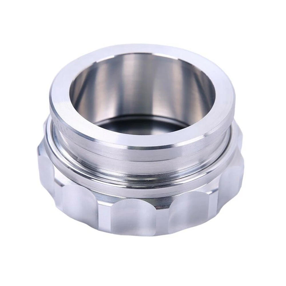 

1*Fuel Tank Cap Aluminium Alloy Weld On Filler Neck And Cap Oil Fuel Water Tank Sliver OEM Coolant Tanks Car Exterior Parts