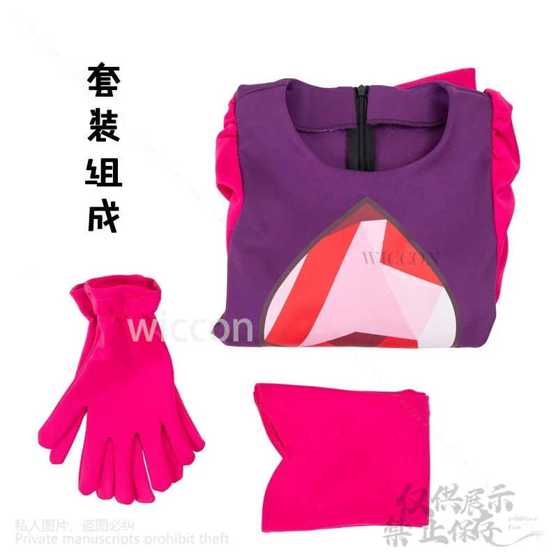 Spinel Gem аниме Steveen Universe косплей костюм красное платье комбинезон для женщин и