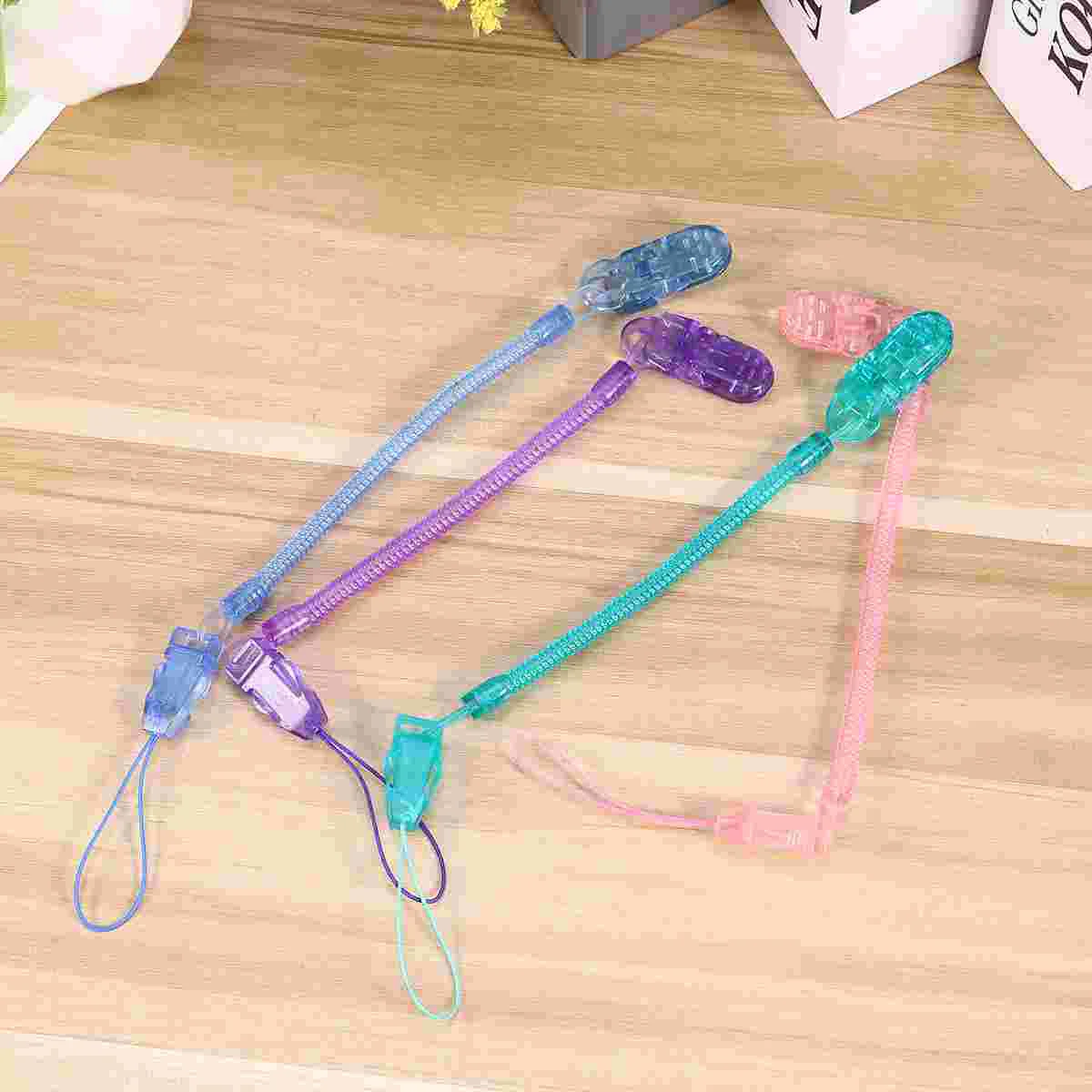 

Pacifier Silicone Clip Baby Teether Strap Clips Holder Mam Dummy Soother Chain Teething Leash Beads