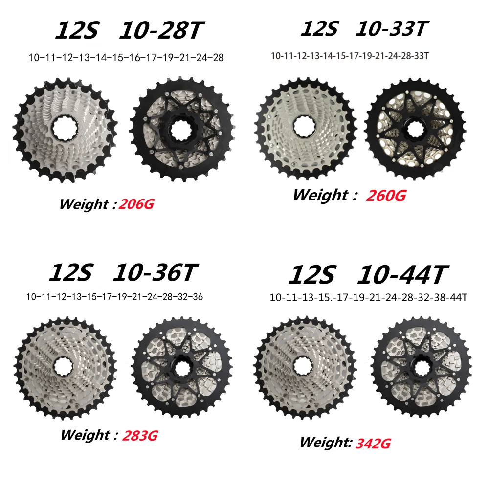 Кассета SUNSHINE XDR для дорожного велосипеда Ультралегкая Звездочка с ЧПУ 12 В 10-28T 10-33T