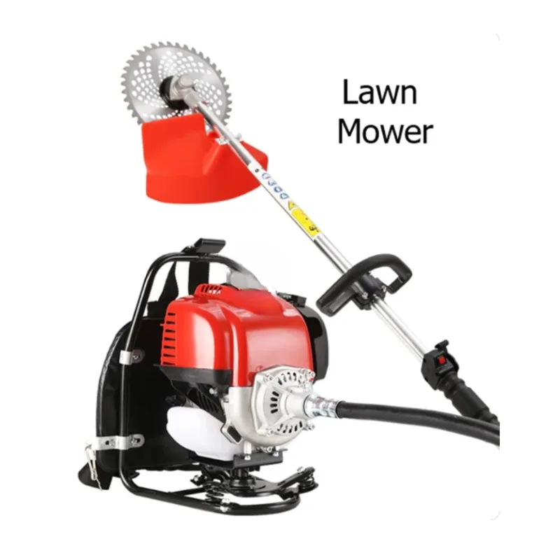 Газонокосилка с двигателем четырехтактная рюкзак Gagoline Weeder GX35 Траворез