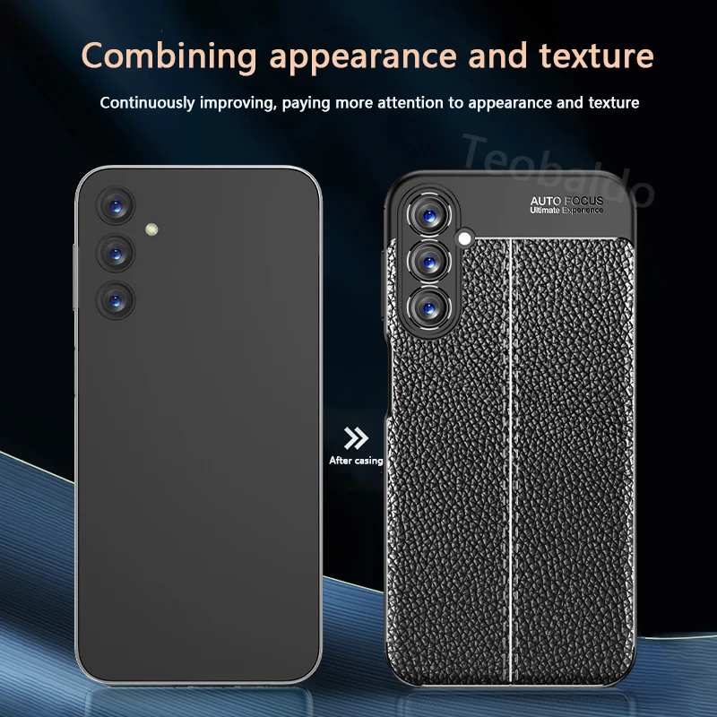 Чехол для Samsung Galaxy A05S A05s SM-A057F мягкий силиконовый кожаный чехол телефона A 05S бампер