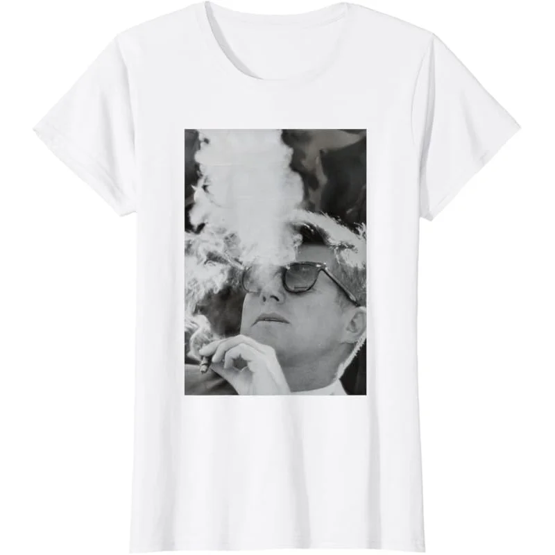 Футболка JFK Smoking with Shades President John F. Kennedy