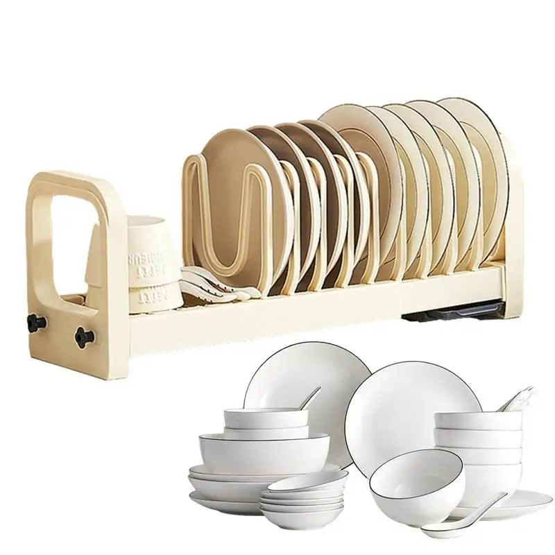 

Кухонный стеллаж для посуды, кухонный сушильный стеллаж для столешницы, сушилка посуды, Штабелируемый расширяемый кухонный гаджет, принадлежности