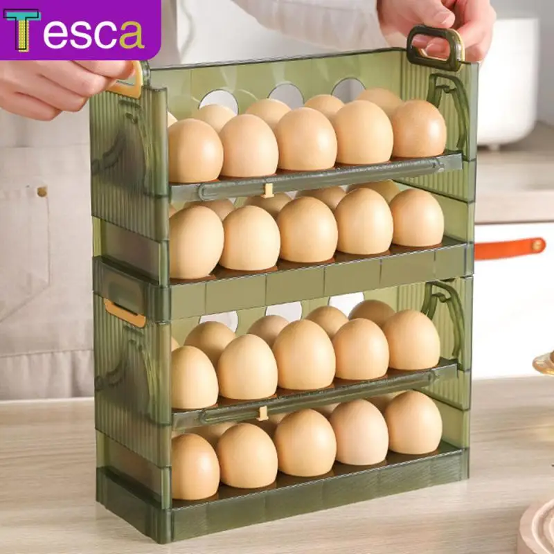 

Practical Refrigerator Egg Box New Durable Egg Storage Box Simple Style Egg Storage Containers Kitchen Storage Tools Plastic