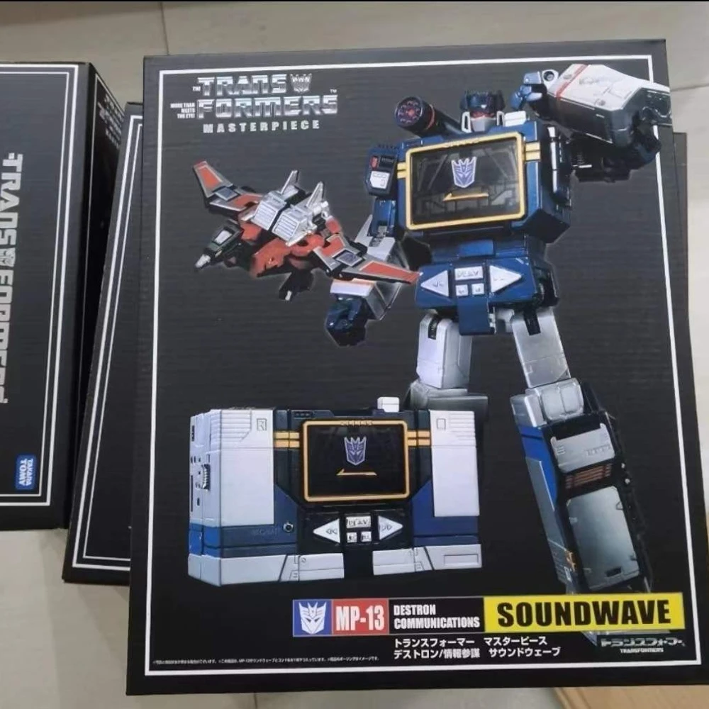 

Transformation Toys KO MP13 Soundwave Tape Laser Bird Master G1 Animation DECEPTICON Member Model Toy