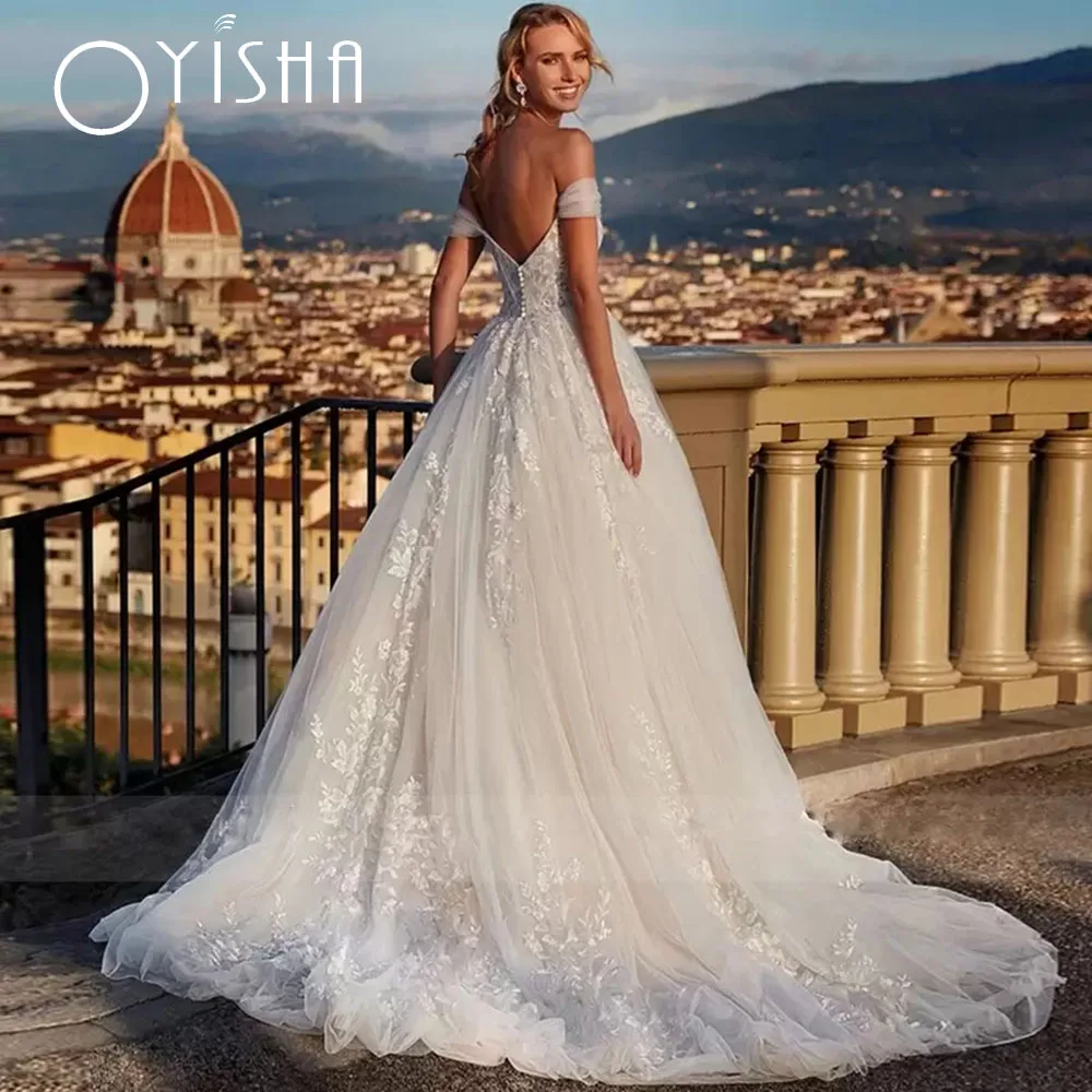 Рисунок 2 - Женское свадебное платье с открытыми плечами OYISHA