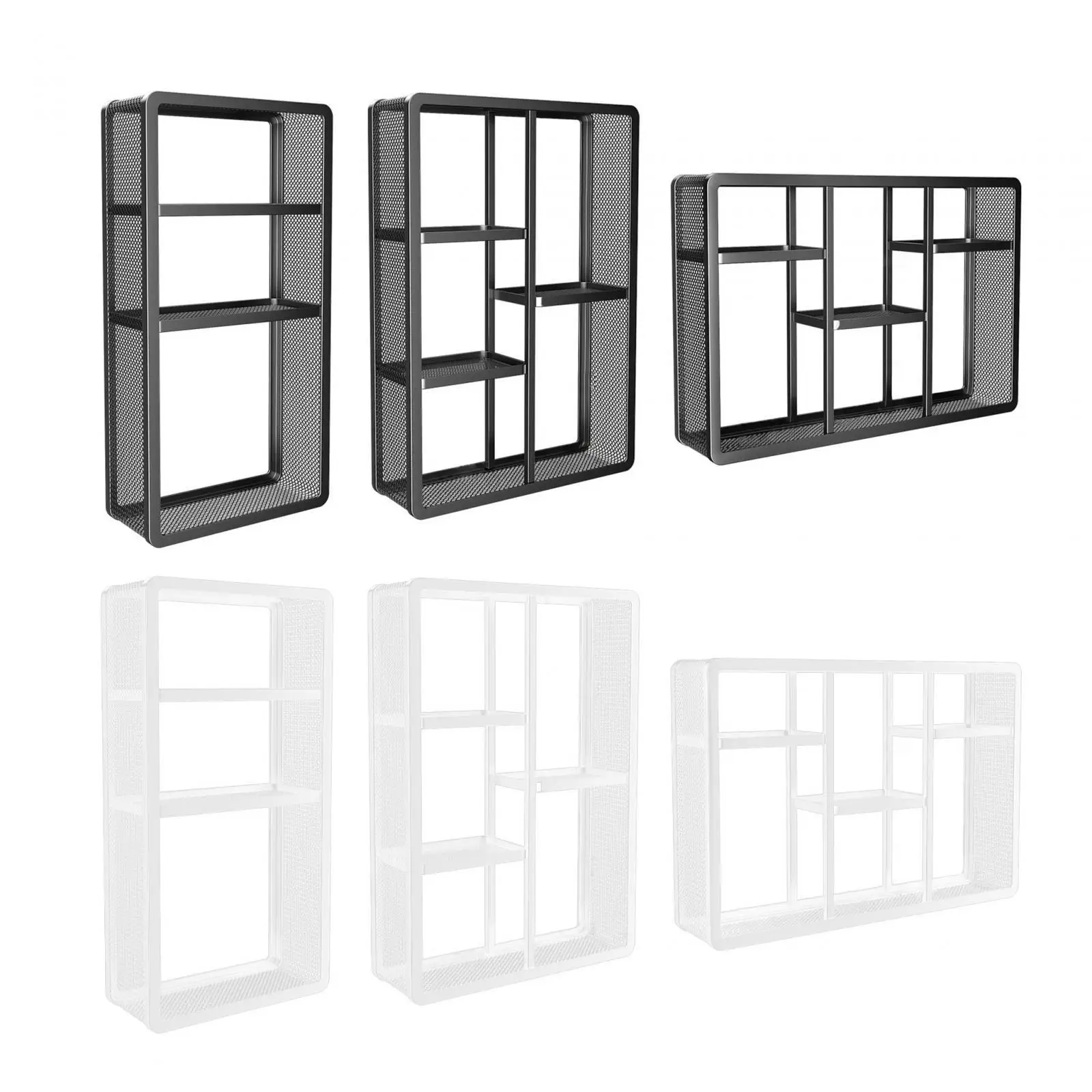 

Wall Mount Spice Rack Organizer Seasoning Organizer Heavy Duty Rust Resistance Convenient Wall Shelves for Kitchen Essential